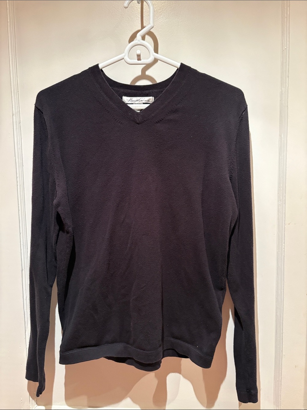 Kenneth Cole Men's V-Neck Sweater — Black